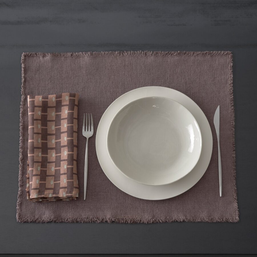 Woven Contrast Cloth Napkin for Everyday Dining Style 2