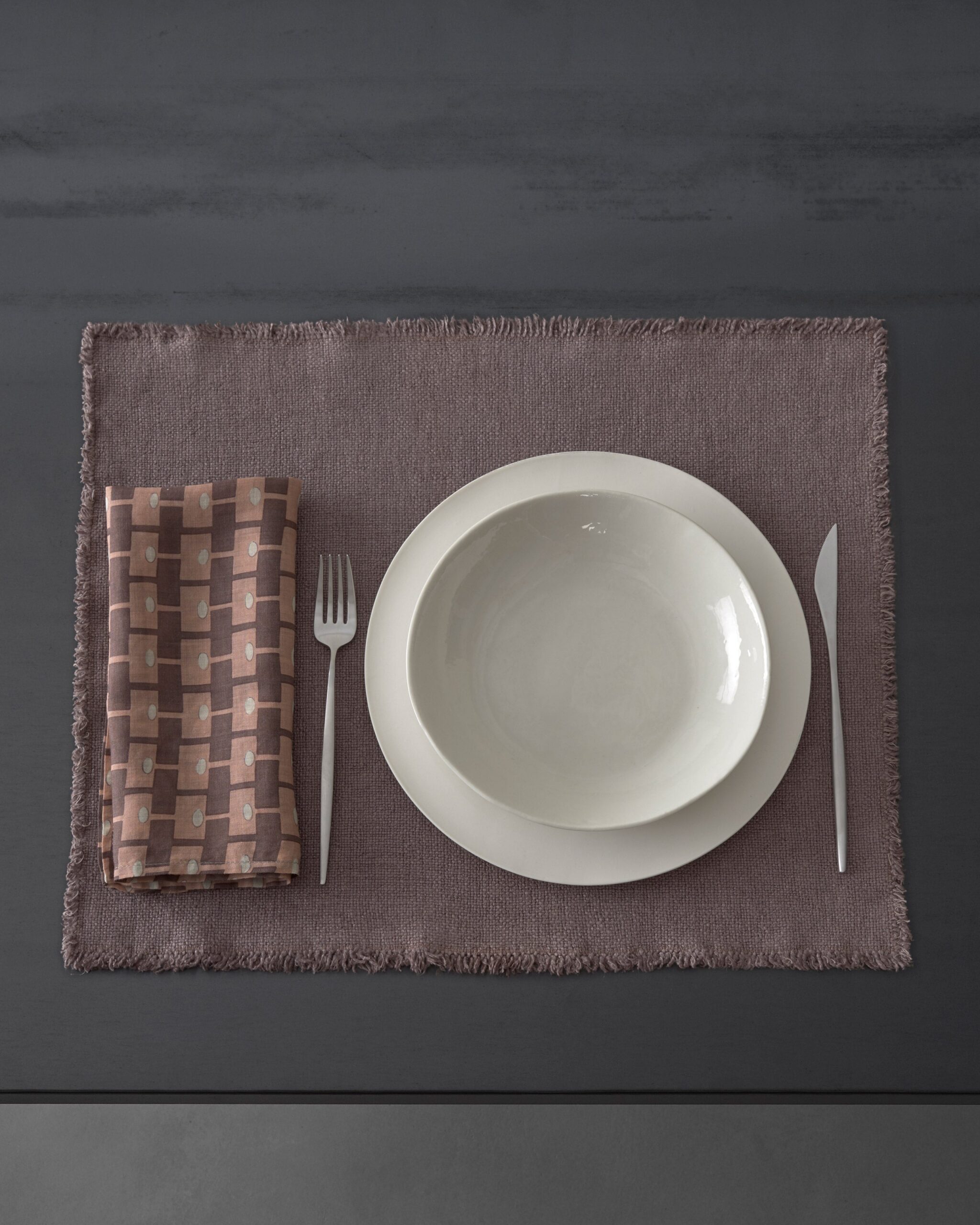 Woven Contrast Cloth Napkin for Everyday Dining Style 2