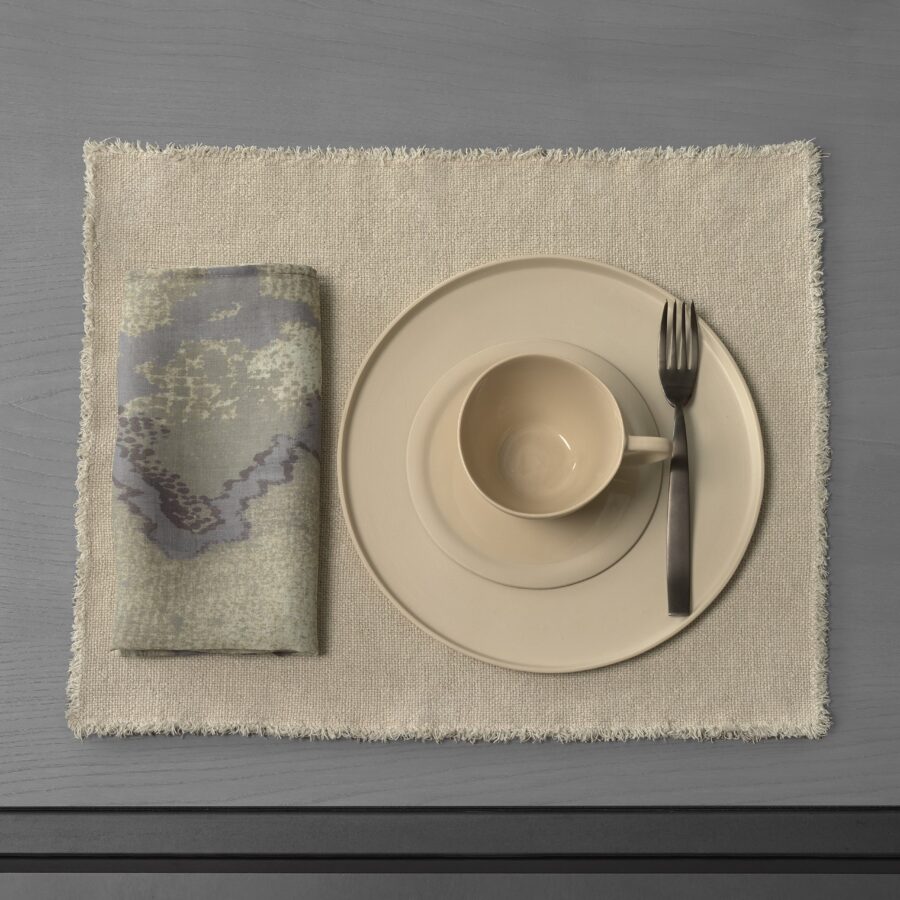 Refined Painterly Cloth Napkin for Everyday Dining